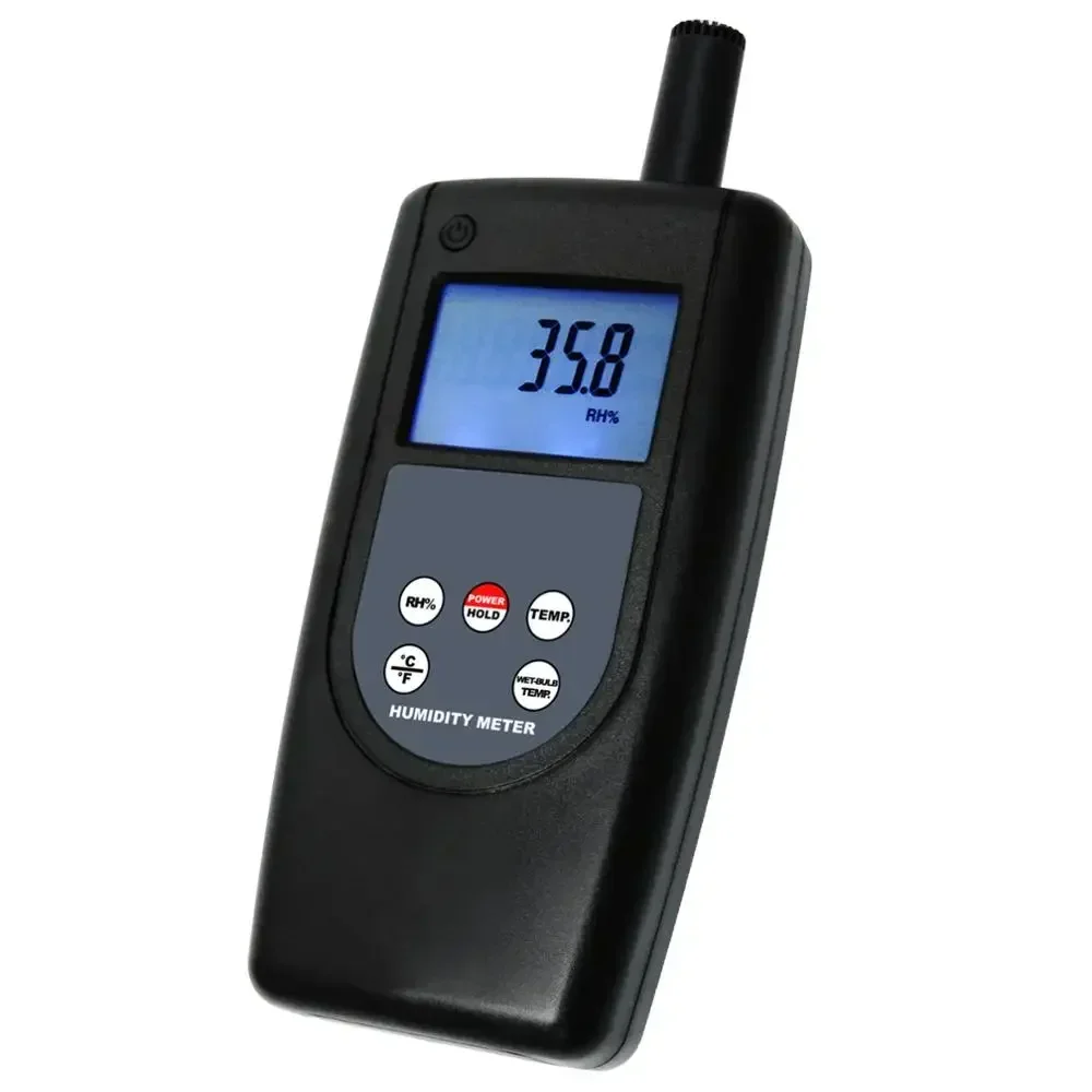 NEW Digital Humidity Temperature Meter Tester Indoor Outdoor Handheld Air Thermo-Hygrometer Hygometer Thermometer, Max Min Hold