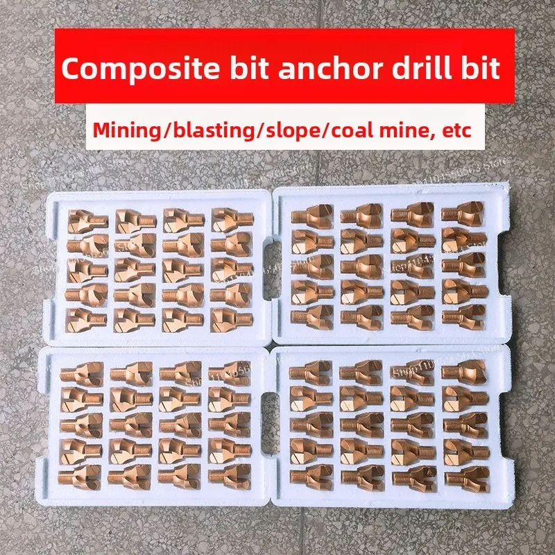 Composite piece anchor bit Special coal mine/slope/anchor cable hard diamond water well bit customization 28/30/32