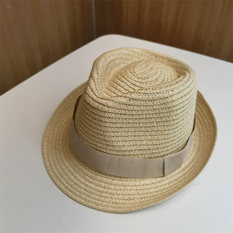 Hat Hats for Women Cowboy Hat Western Cowboy Straw Summer Man Cap Male Jazz Dancer Beach Hat Beige Khaki Solid Gorras Para Mujer