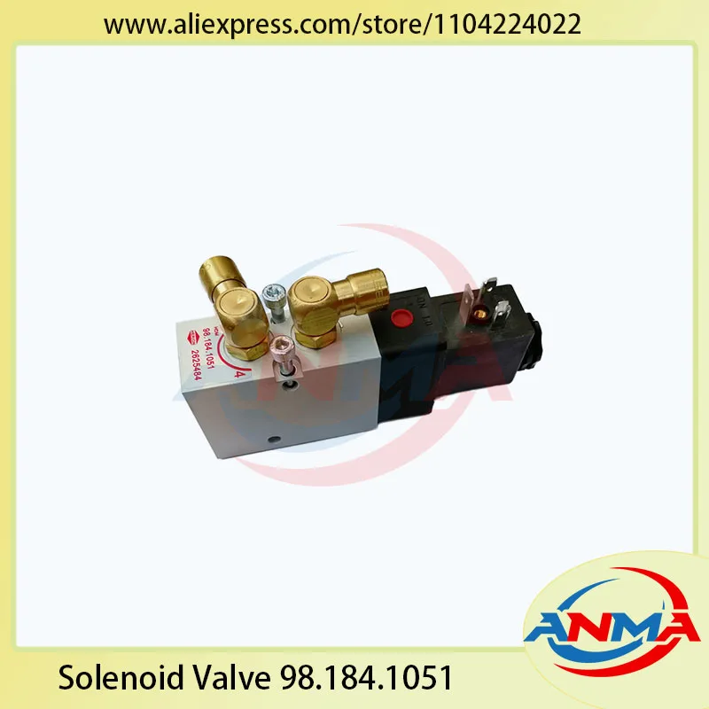 

Лучшее качество 98.184.1051 SM102 CD102 Электромагнитный клапан печатной машины 98.184.1051 2625484 Детали офсетной машины диаметром 6 мм.