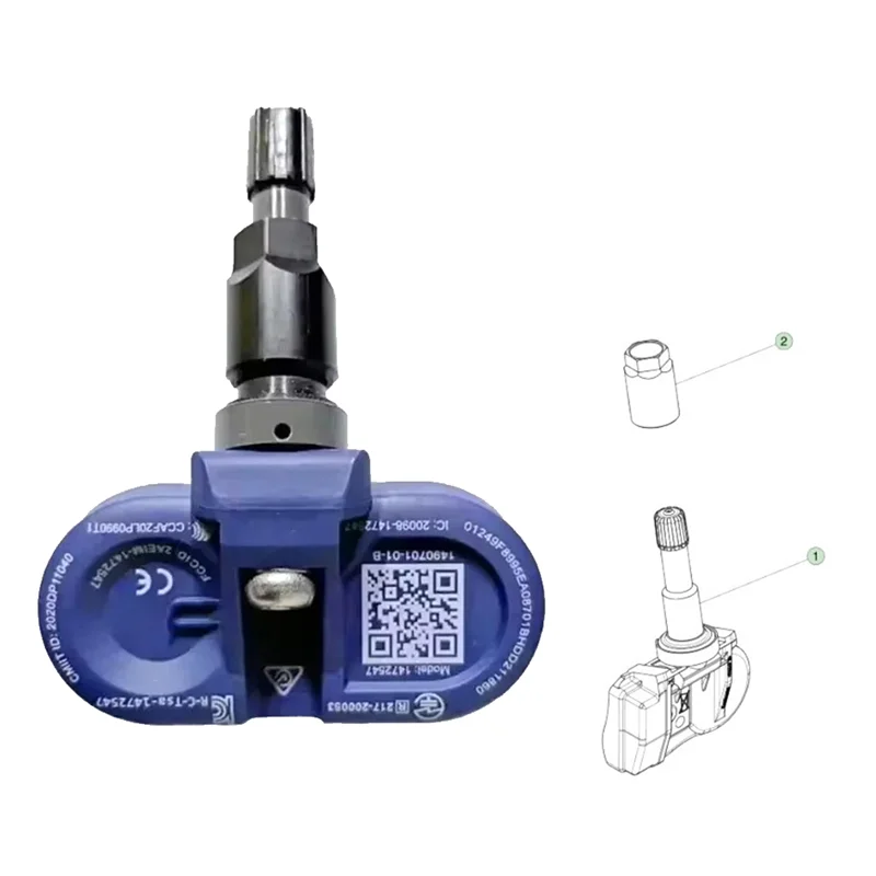 1490701-01-C 149070101E Uniwersalny czujnik ciśnienia w oponach TPMS Czujnik ciśnienia w oponach