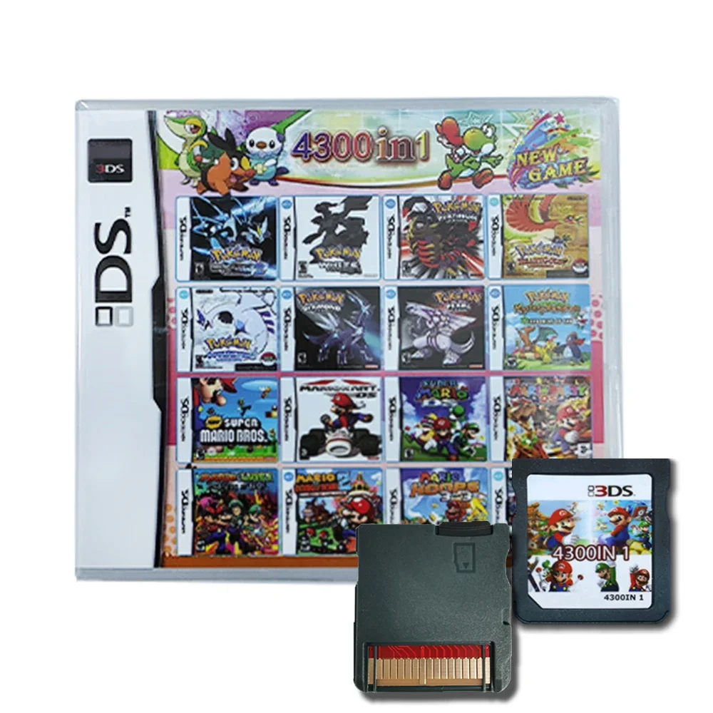 Pokemon DS NDS 3DS Game Card Simplex 486/489/500/520/5208/510/482/468 In1 Video Games Cartridge For NDS NDSL NDSi 3DS 2DS
