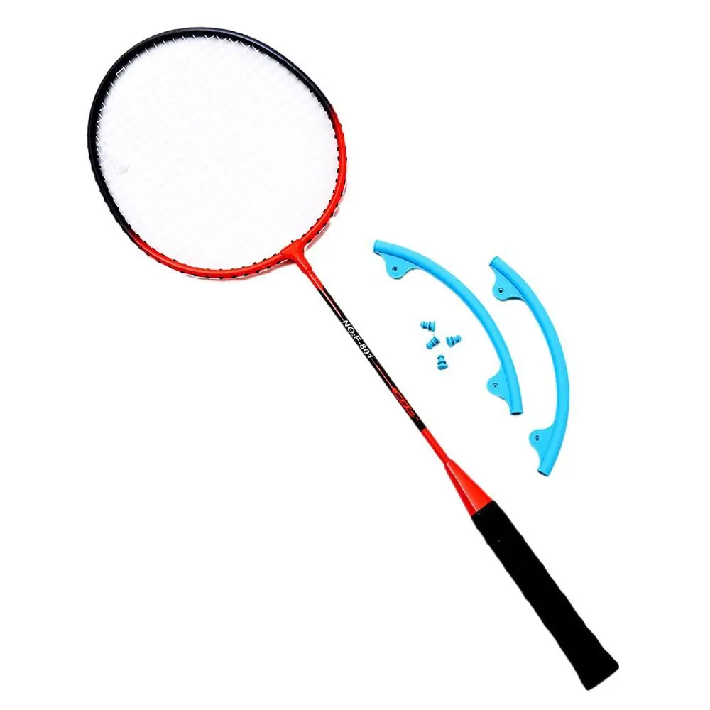 Raket Badminton silikon, Anti benturan, Anti gores, mencegah peredam guncangan, penutup kepala, lengan pelindung dayung