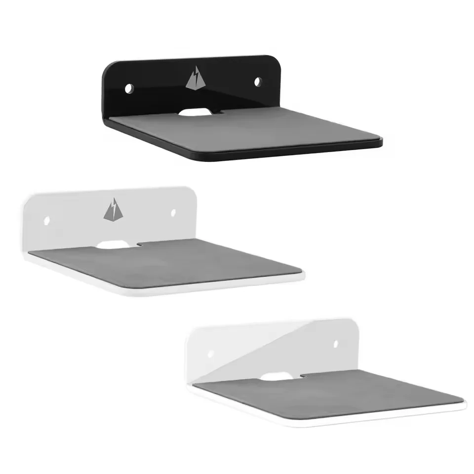 Estante de pared acrílico, altavoz multifuncional, soporte de exhibición de montaje en pared para cámara web, teléfonos, enrutador, accesorios para caja de sonido JBL GO3