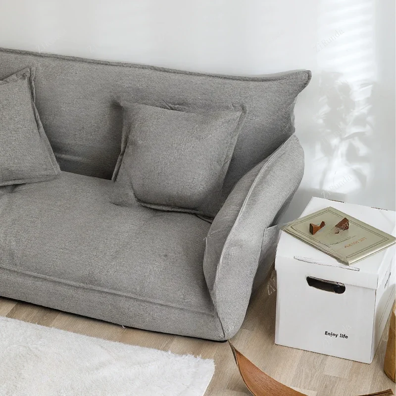 Nowoczesny design Sofa podłogowa 5-pozycyjna regulowana sofa Meble w stylu japońskim Salon Rozkładana składana sofa Kanapa