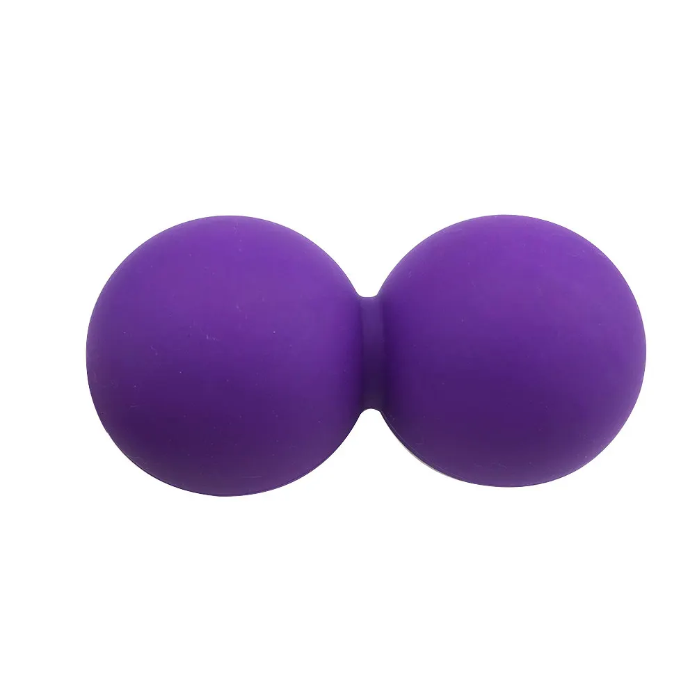 

Massage Peanut Ball Purple Trigger Point Body Muscle Stress Relief Myofascial Release Double Massage Balls for Pain Relief and