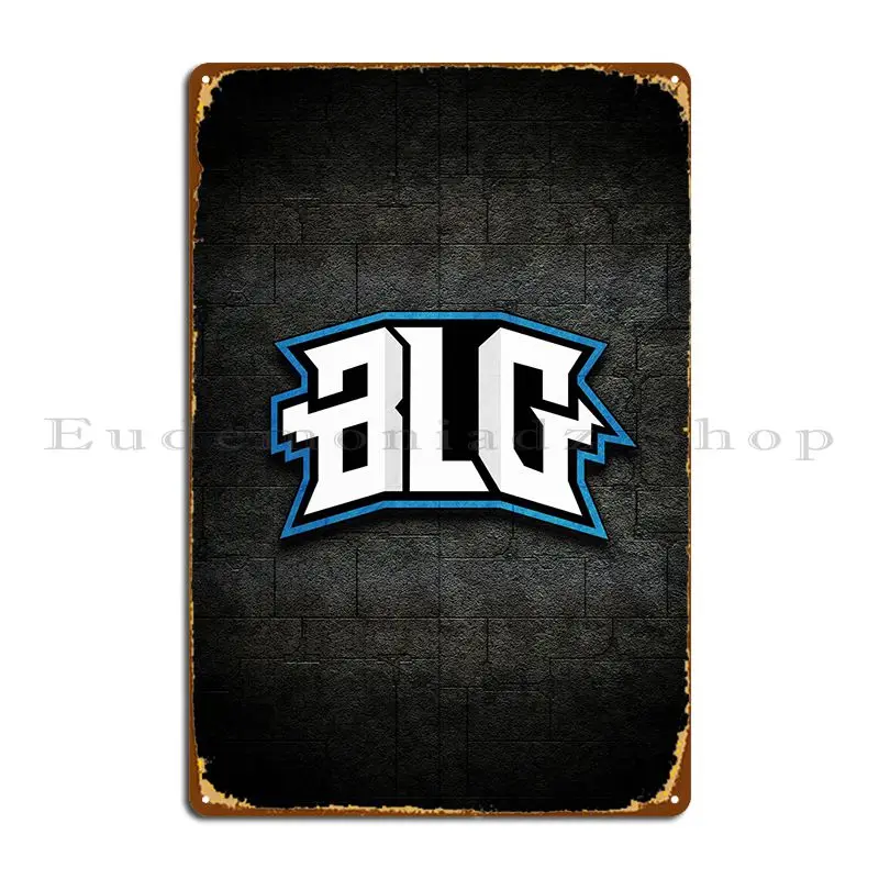 Bilibili Gaming Metal Plaque Poster Party Decoration Wall Custom Printed Club Tin Sign Poster