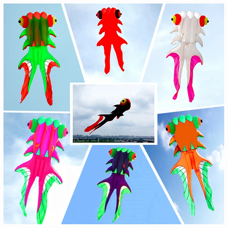 

Free Shipping fish kites for adults flying outdoor fun inflatable toys professional kite Windsurfing dragon kite koi fish jouer