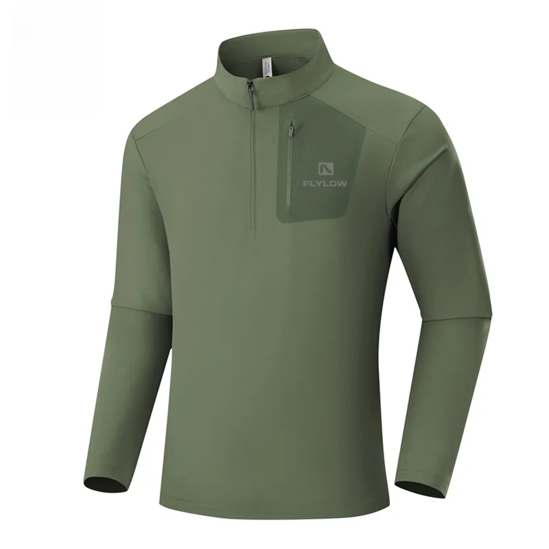 

Flylow Men's Long Sve T-irt Outdoor Casual Sports Fitn Running Training Qui Dry Breathable for Autumn Season