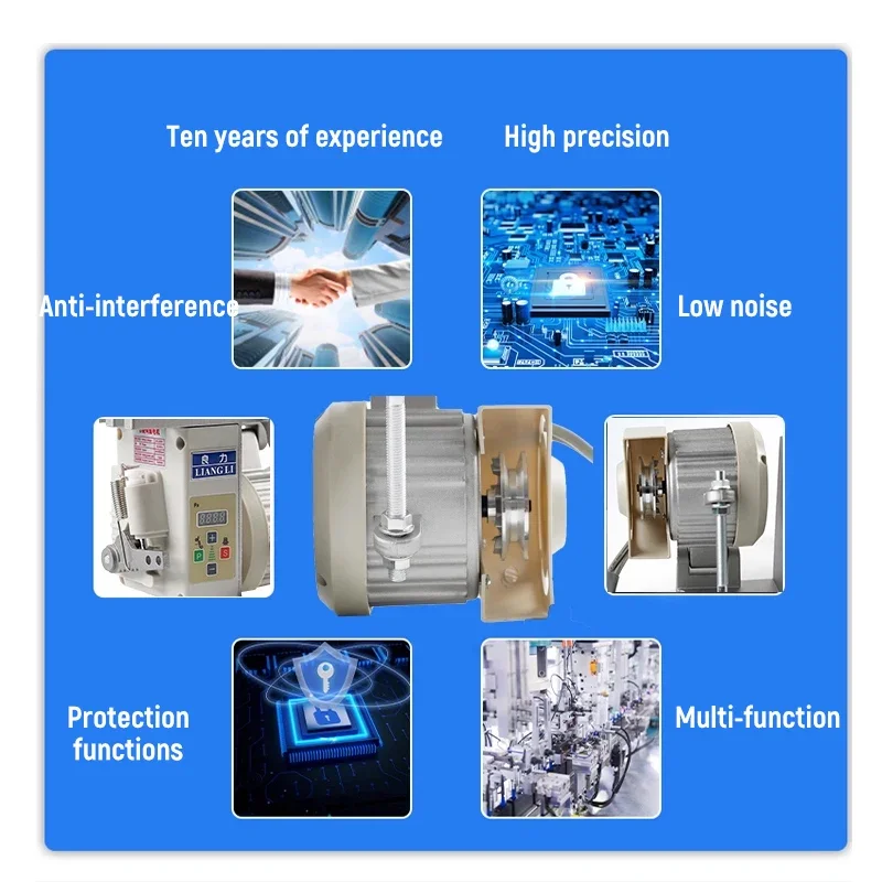 400W 550W 750W 1100W Servo Motor Industrial Sewing Machine Energy Saving Servo Motor For Sanding Belt Machine / Grinder