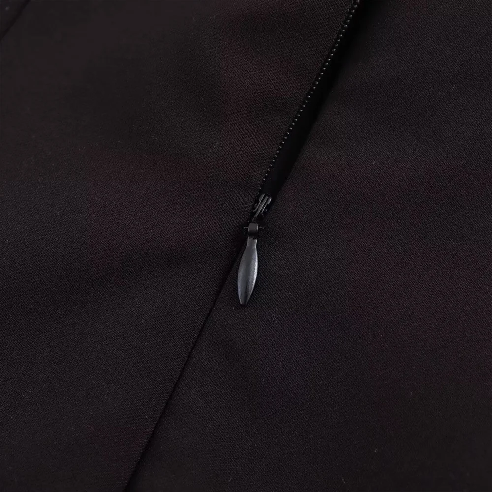 Sommer Neue frauen Europäischen und Amerikanischen Stil Schmuck Dekoration Sexy Schlank Hängenden Hals Open Back Kleid Trend