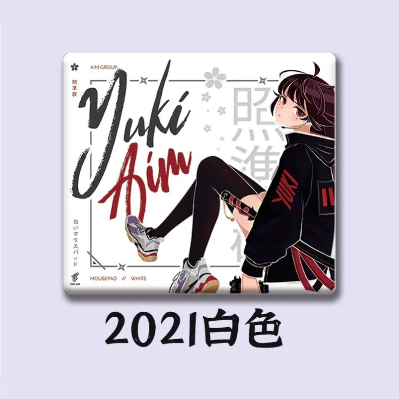 YUKI AIM Glass Mouse Pad Gaming FPS Tempered Glass Copy Edition Mouse Pad Smooth Professional Customized Gifts Mouse Pad