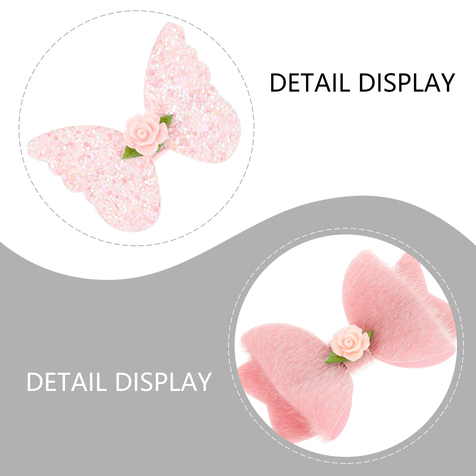 

8 pcs Hair Clips Girls Exquisite Headwear Kids Hair Accessories Breathable Comfortable Daily Birthday Cosplay