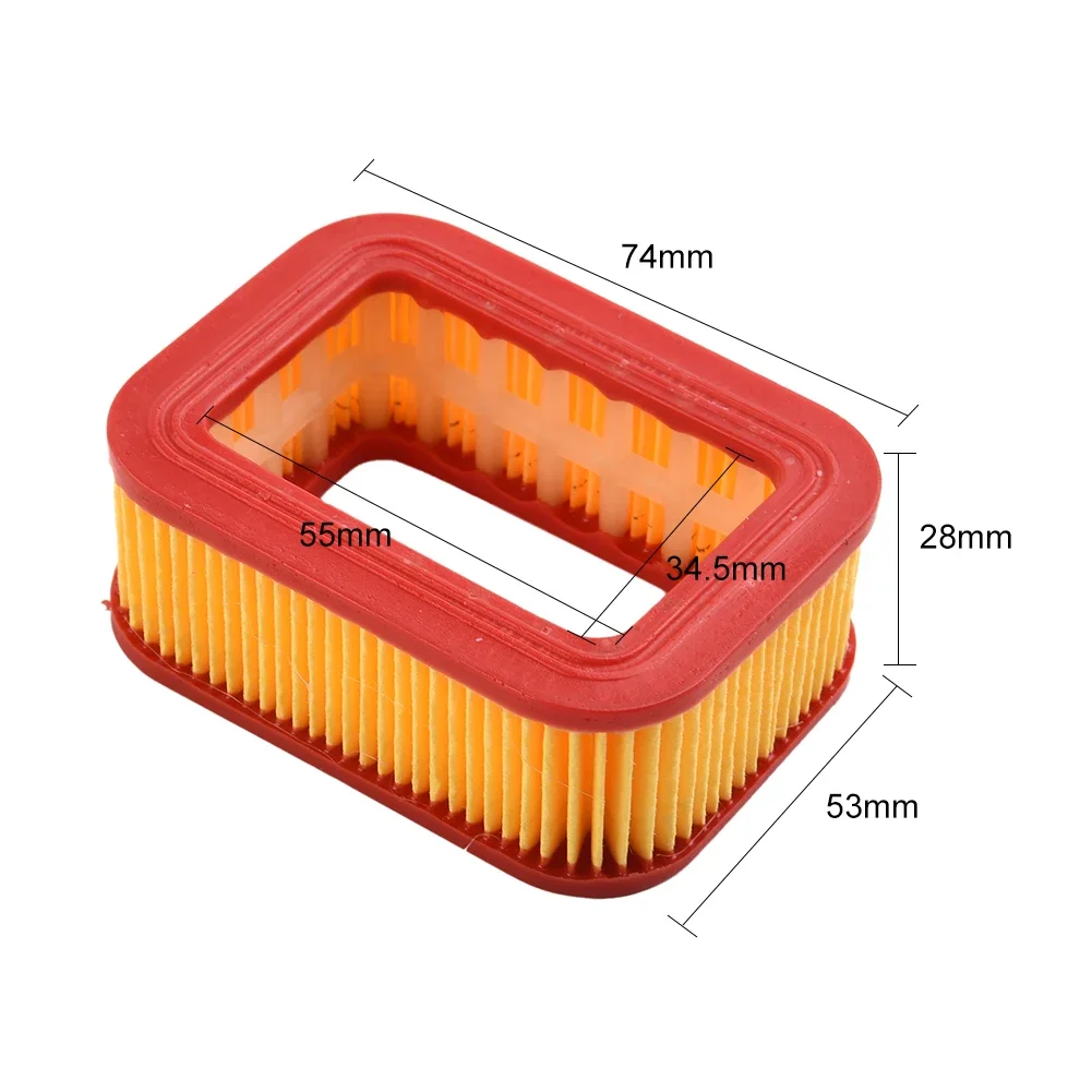 Papel substituição do filtro de ar para motosserra gasolina, 5200, 5800, 52, 58CC motosserra