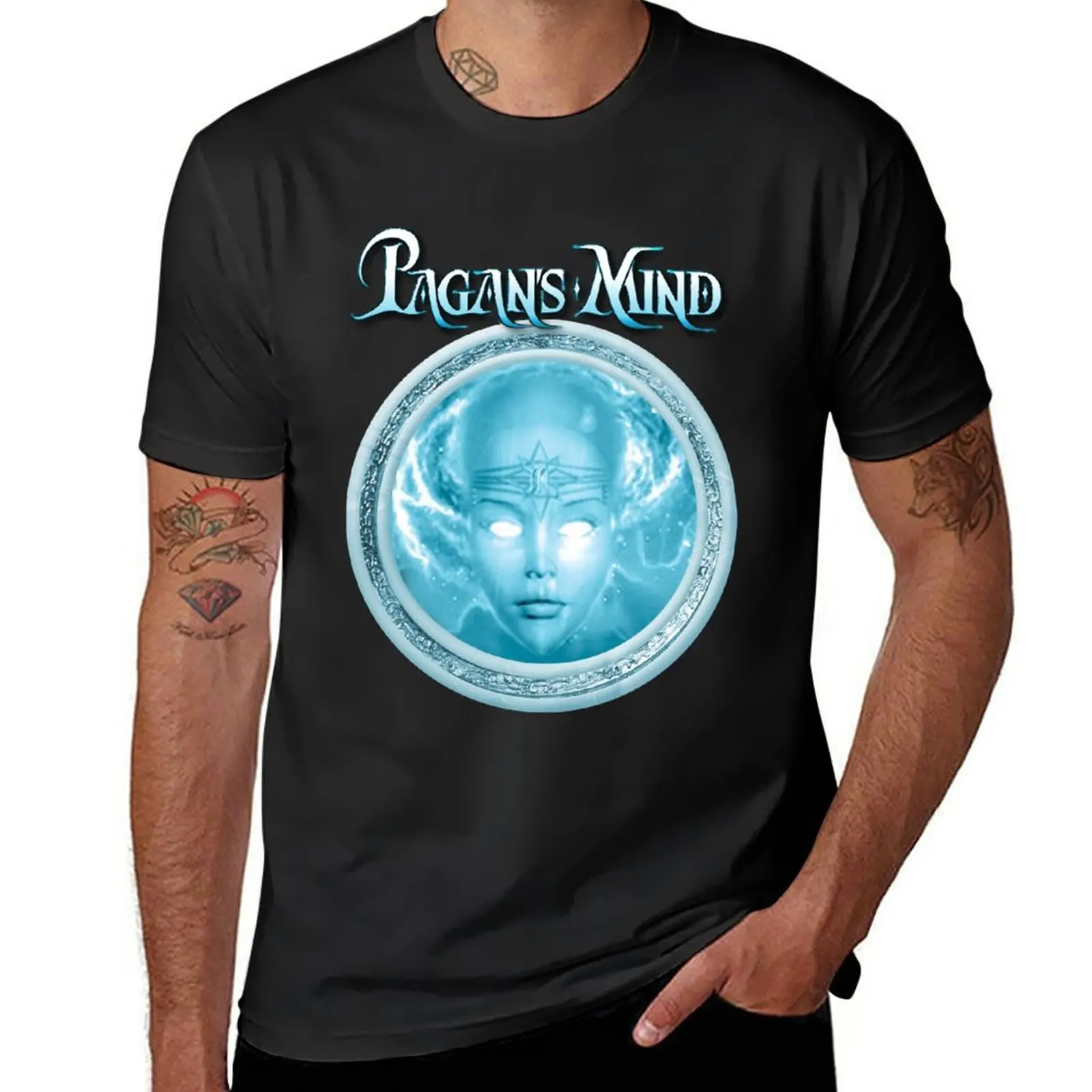 Pagan&x27;s Mind, Celestial Entrance T-Shirt quick-drying tops fitted t shirts for men