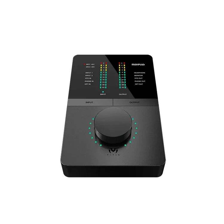 Midiplus TITAN Q6 USB Mixer Muzikale Professionele Audio Interface Studio Opname Geluidskaarten Voor Livestream Uitzending Mobiele PC