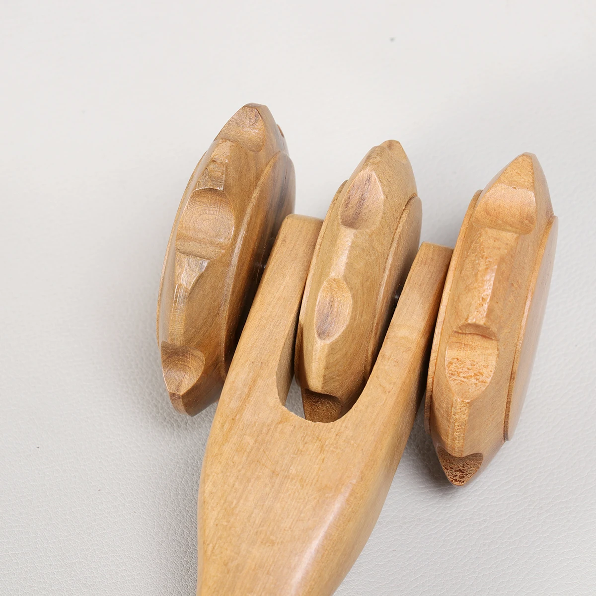 

Wooden Massage Roller Stick High Density Durable Long Lasting Manual Back Neck Massager Full Body Relaxation Tool