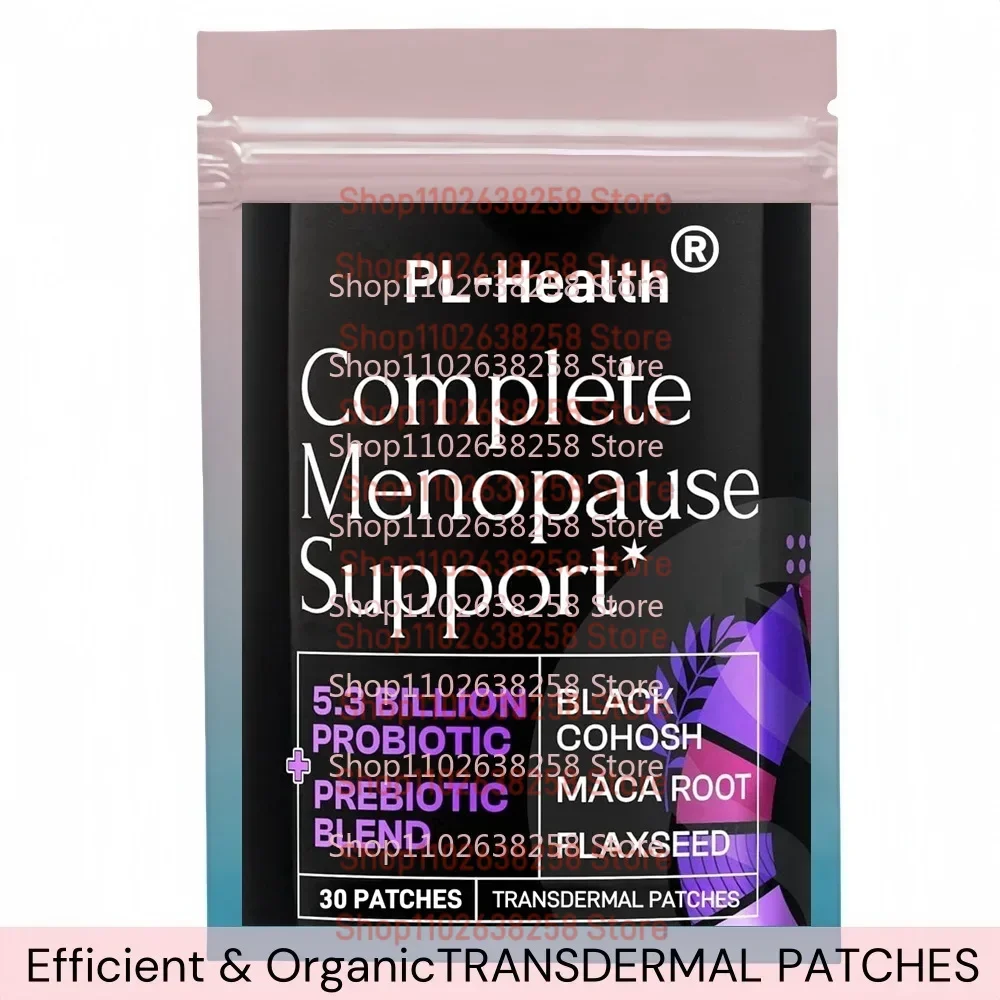 30 Patches Menopause Transdermal Patches for Women  for Menopause Hot Flashes- Complete Menopause Support  Health