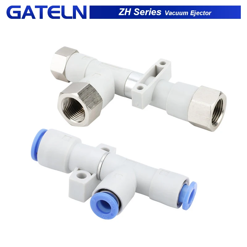 ZH Series Vacuum Ejector Body Ported Type One-touch ZH05DS-06-06-06 ZH07DL-06-06-06 Screw-in ZH05DS-01-01-01 ZH13DS-01-02-02