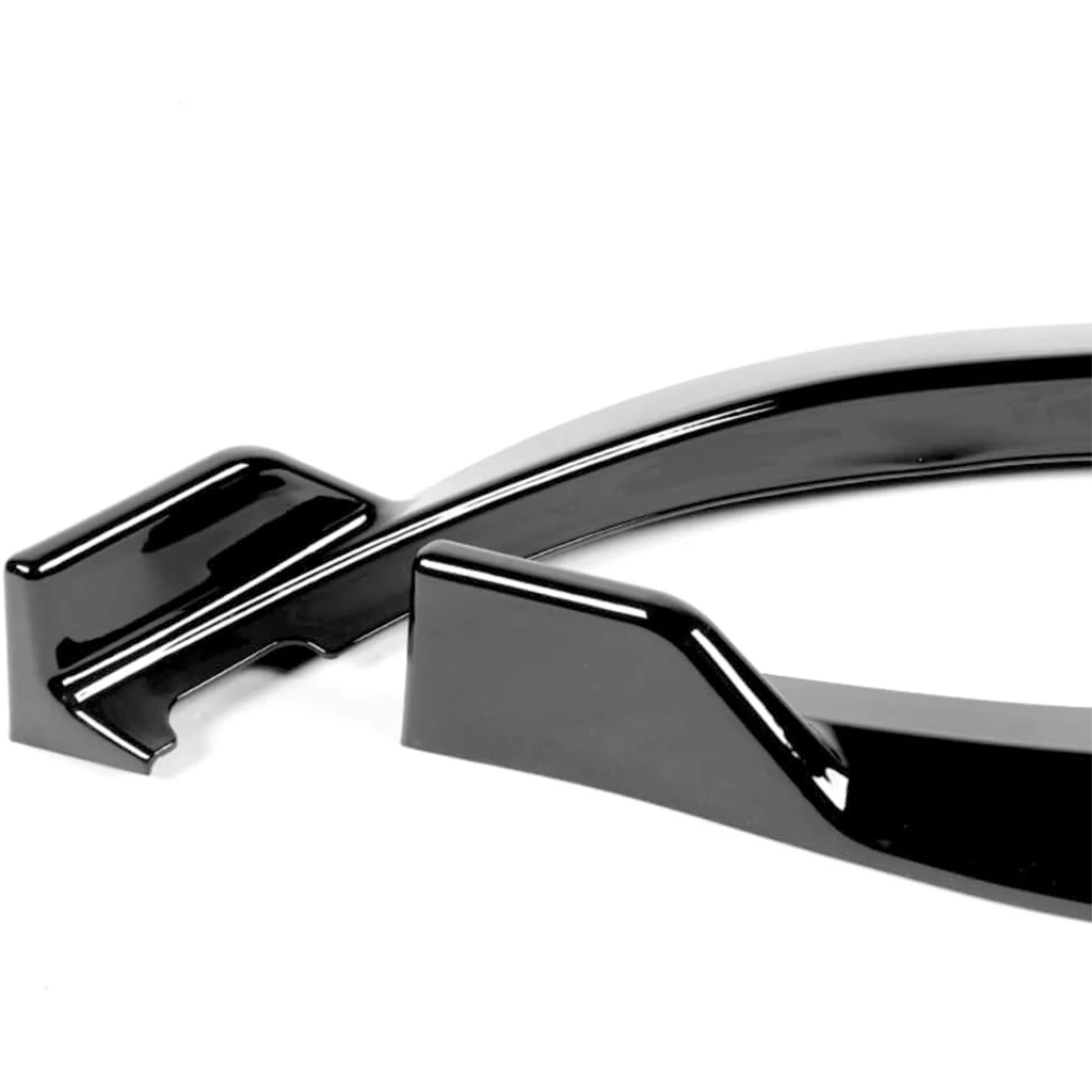 For Kia Stinger 2018 2019 2020 2021 Glossy Black Car Front Bumper Splitter Lip Diffuser Body Kit Spoiler Guard view 6