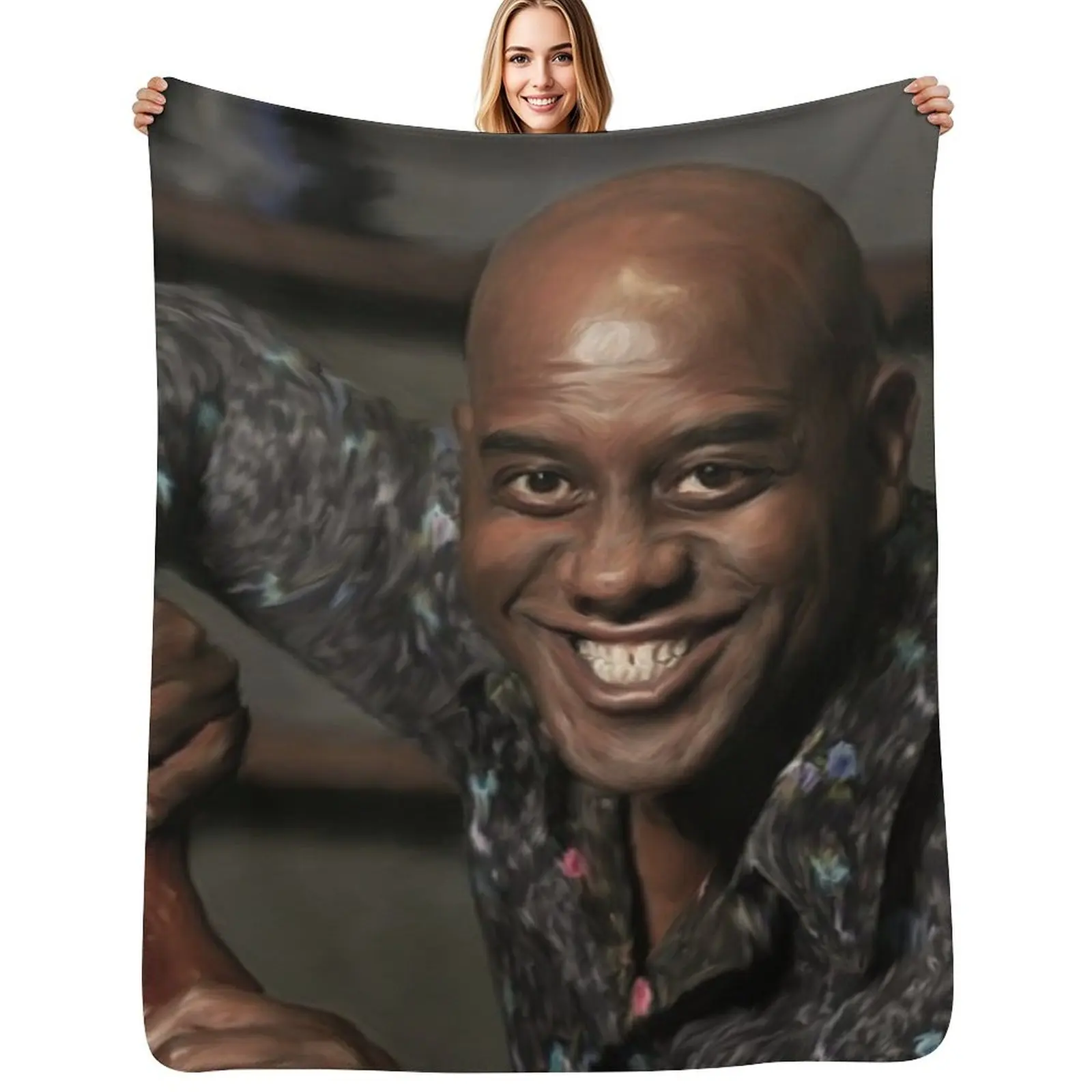 Spicy Ainsley - A portrait in oil Throw Blanket Decorative Sofa Picnic Sofa Sofa Quilt bed Blankets