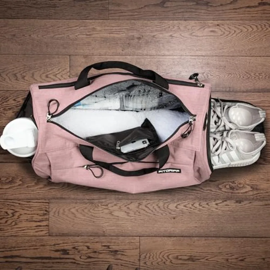 ® Gym Bag for Men and Women with Shoe and Wet Compartment - Duffle Bag for Travel, Sports, Fitness and Workout view 4