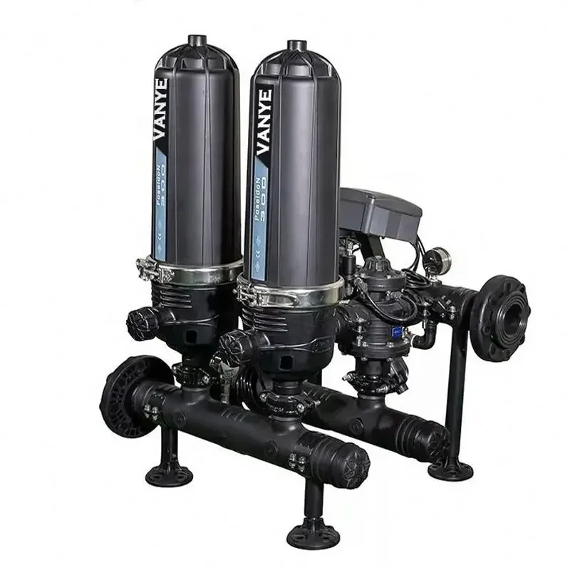 Other Watering & Irrigation T type 3inch 2units Self Cleaning Water Irrigation Filtration System Pp Disc Filter
