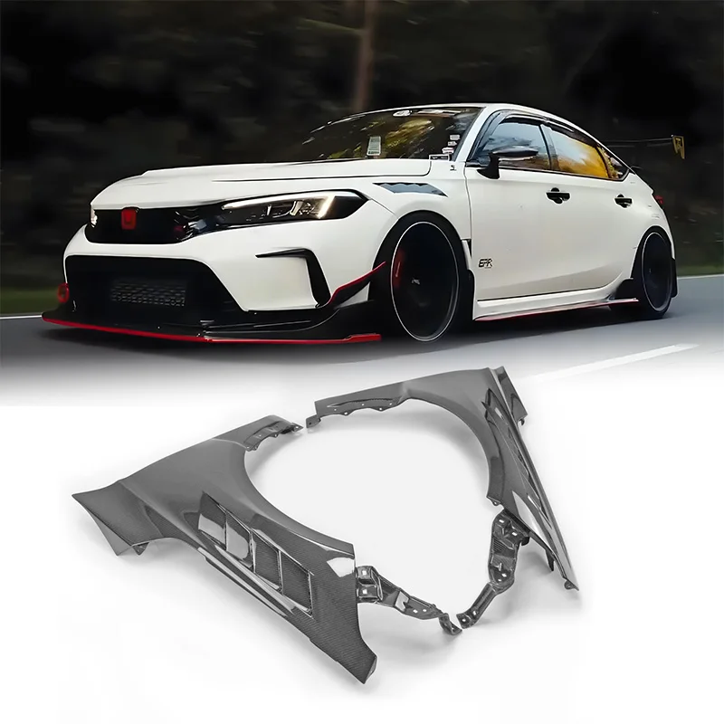

Передний бампер EPA Design для Honda Civic Type-R FL5, комплект для тюнинга экстерьера