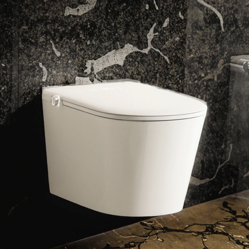 التلقائي الجدار شنق الذكية بيديت المرحاض قطعة واحدة السيراميك الحمام ملحق ممدود السلطانية التحكم عن بعد تشمل ذكي