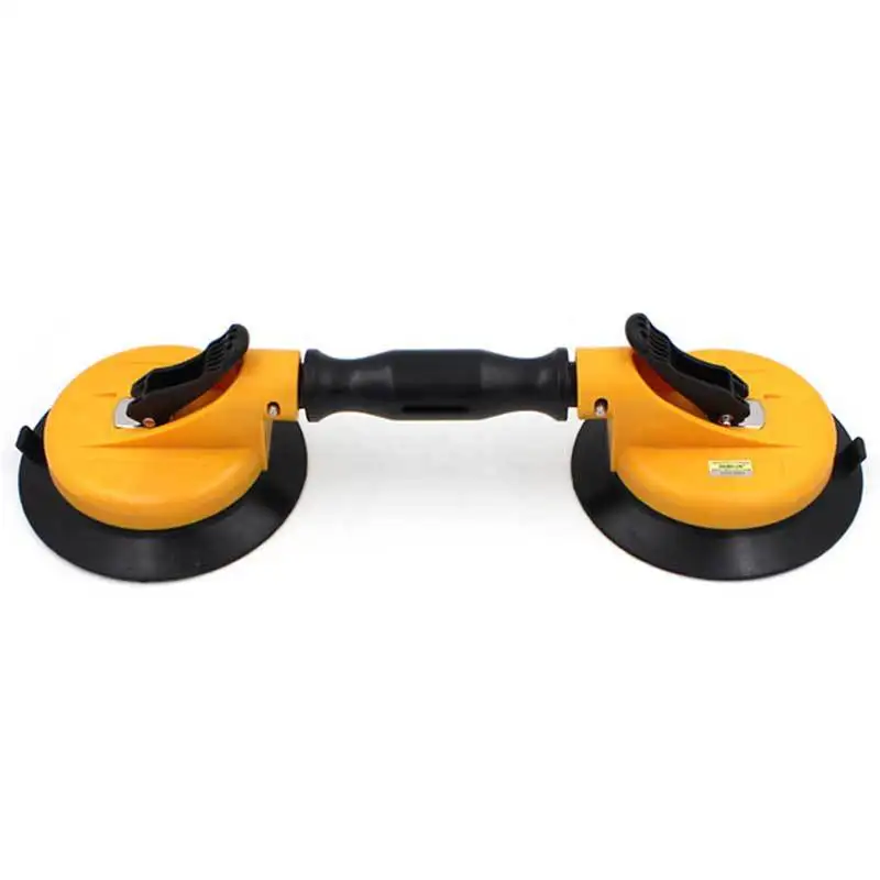 45KG Strong Suction Glass Suction Cup - Double Claw Dual Curved Design for Car Windshield Sunroof Marble Floor Tile 14.5CM Rubbe