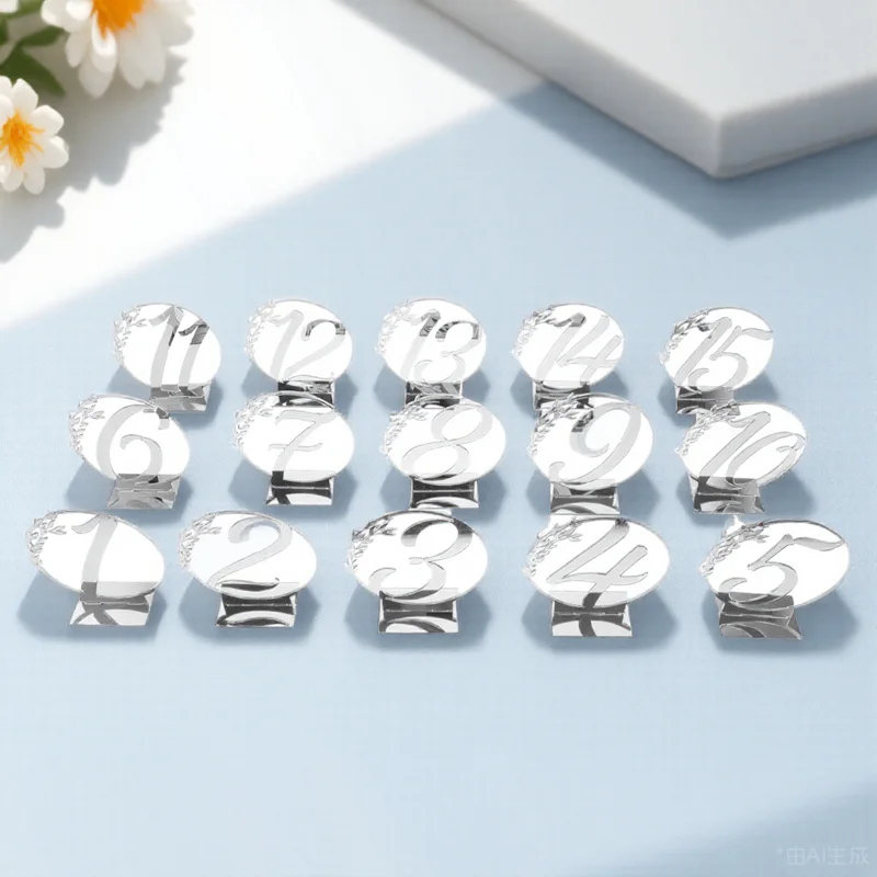 

15pcs Wedding Table Numbers Round Design For Banquet Party Decor Table Numbers For Wedding Reception Restaurant Hotel Event