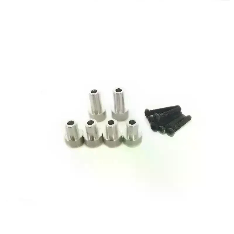 1 ensemble de pièces de mise à niveau spéciales pour grandes roues modifiées 1/12 MN82 MN82S, support de rehausse de colonne en métal pour carrosserie de voiture