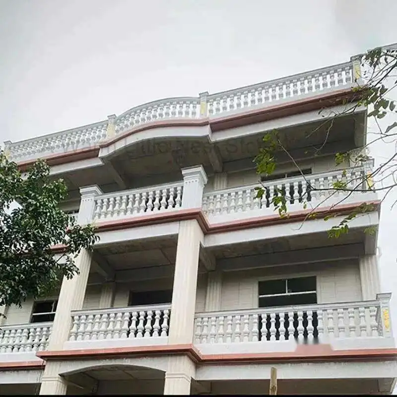 

Roman Column Railing Molds Fence Balcony Guardrail Vase Column Handrail Building Cement Cast-in-place European Villa Building BB