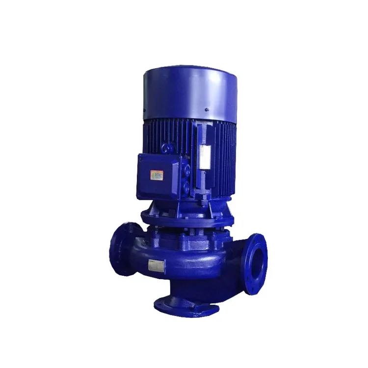 Pipeline non-clogging sewage pump 65 caliber, vertical land