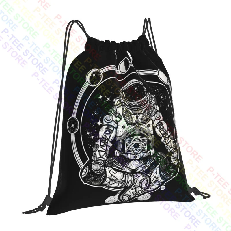 Future Astronaut Moon Phases Zen Psychonaut Drawstring Bags Gym Bag Fashion Training Eco Friendly Bags For Travel