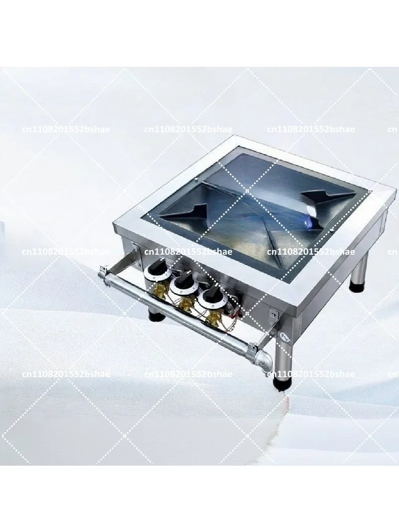Commercial Single Burner Gas Stove Natural Gas Low Soup Stove Manual Electronic Dual Ignition