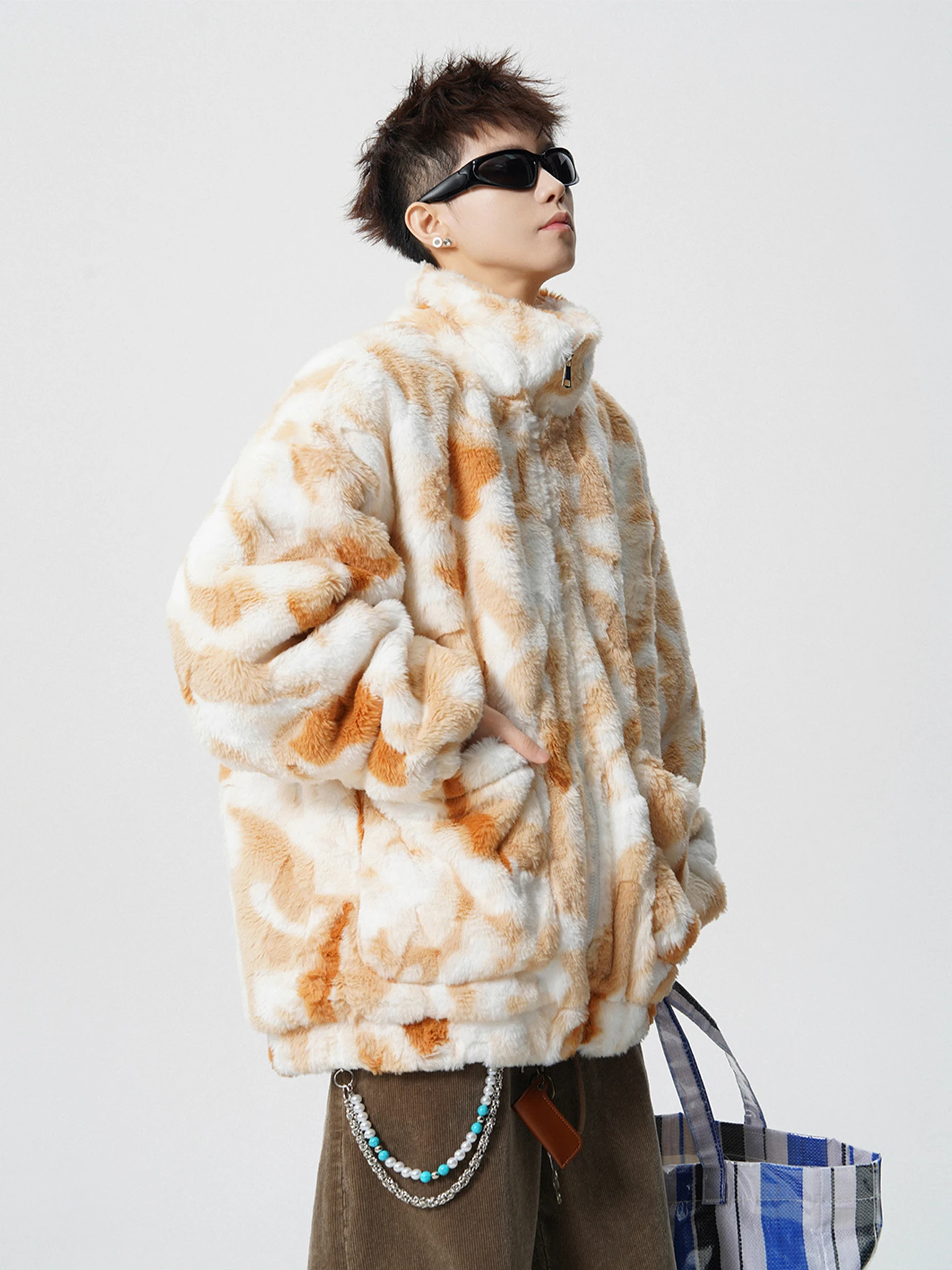 

Мужская зимняя куртка из окрашенного вельвета в стиле ретро-американский, с воротником-стойкой, утепленная, модная уличная одежда