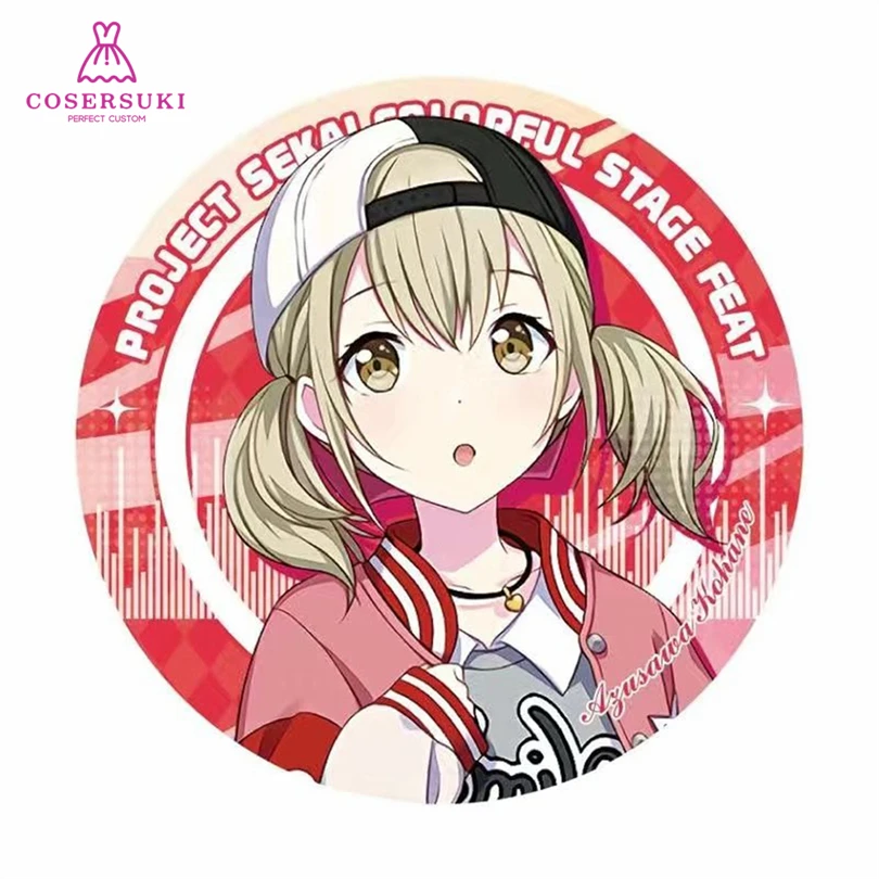 Project Sekai Pin 58 mm Badge Customizable Yoisaki Kanade Asahina