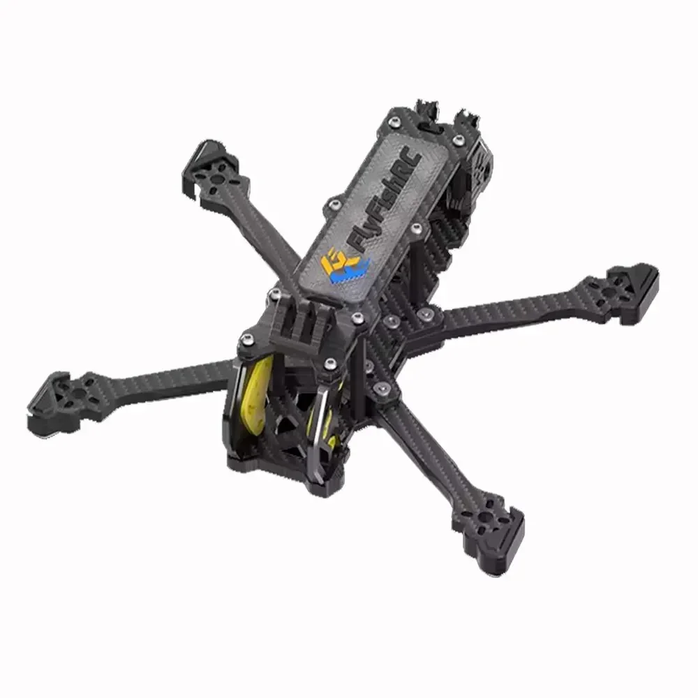FlyFishRC Volador VX3 VX3.5 Kit de marco de fibra de carbono para unidad de aire DJI O3 O4, construcción de drones estilo libre FPV de 3/3,5 pulgadas