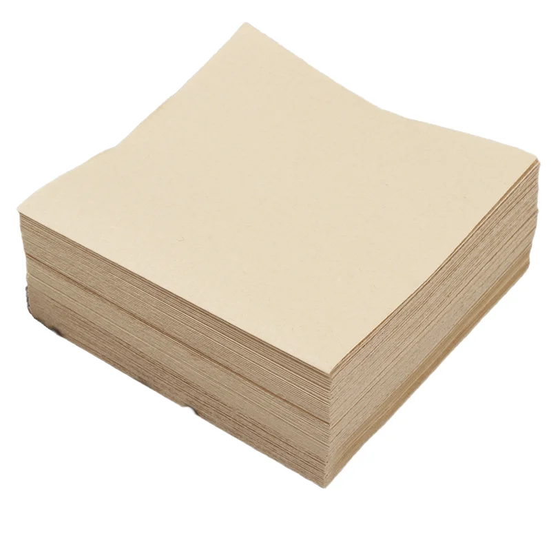 

FYBL-Disposable Coffee Filters For 3-10 Cups 50PCS Square Unbleached Paper Home Office Coffee Maker Easy Carry