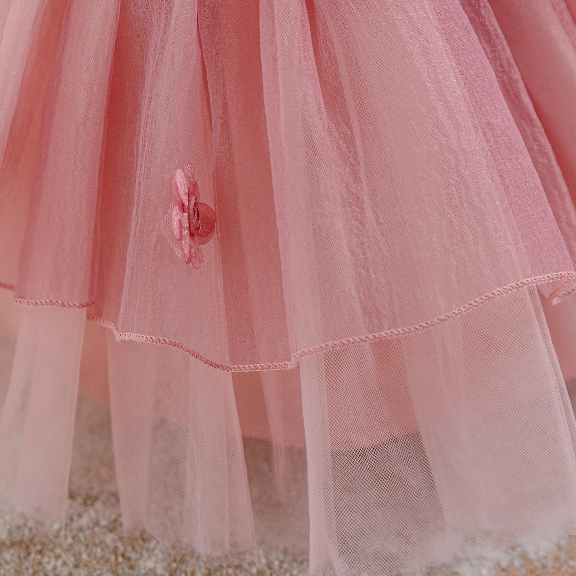 Mode Taufe Party Baby Mädchen Kleid Kleinkind Bogen 1. Geburtstag Abschlussball Prinzessin Kleider Mädchen Tüll Brautjungfer Hochzeit Abschlussball Kostüm