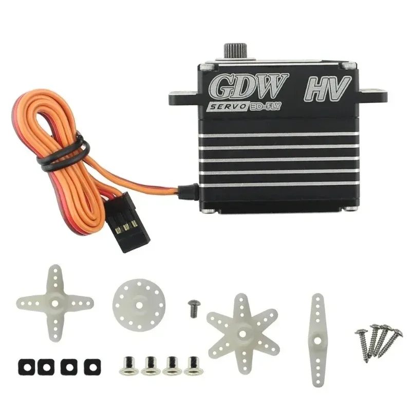 AParts 1pcs New GDW BLS893HV Brushless Standard Steering Gear Model Aircraft 3D Fixed Wing 90E 60CC Turbojet