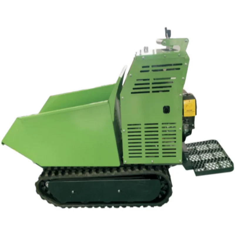 Dumper Tracked Motor Wheelbarrow Track Site Dumper For Farm Work Mini Crawler Dumper Truck