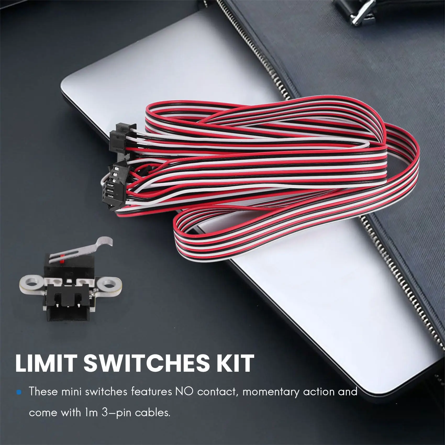 The New 6PCS Mini Limit Switches with 1M 3 Pin Cable for 3018-PROVer/3018-MX3/3018-PROVer