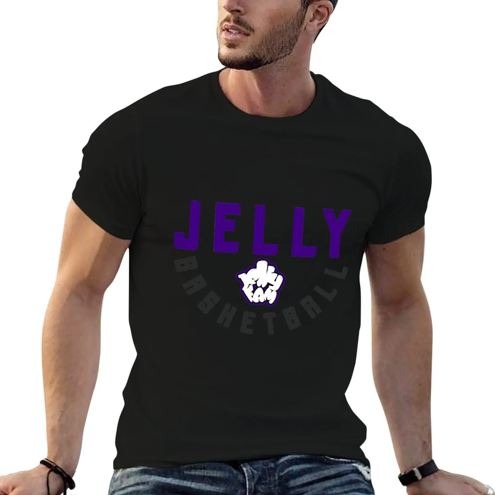

Jelly Fam Basketball T-Shirt cotton t shirt pack men t shirt cotton 100% T-Shirt