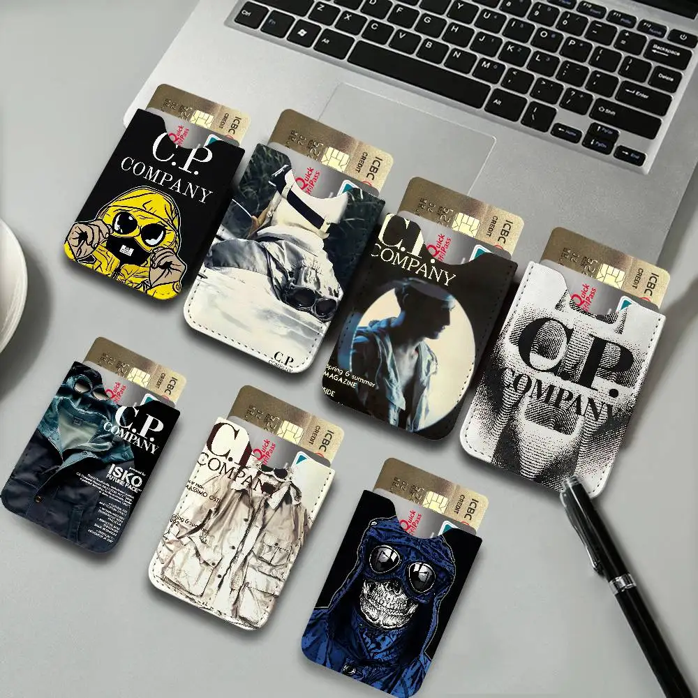 Fashion Brand C P C-Company Pu Leather Credit Card Holder Slim Business Cardholder Anti Theft Id Organizer for Men Women Outdoor