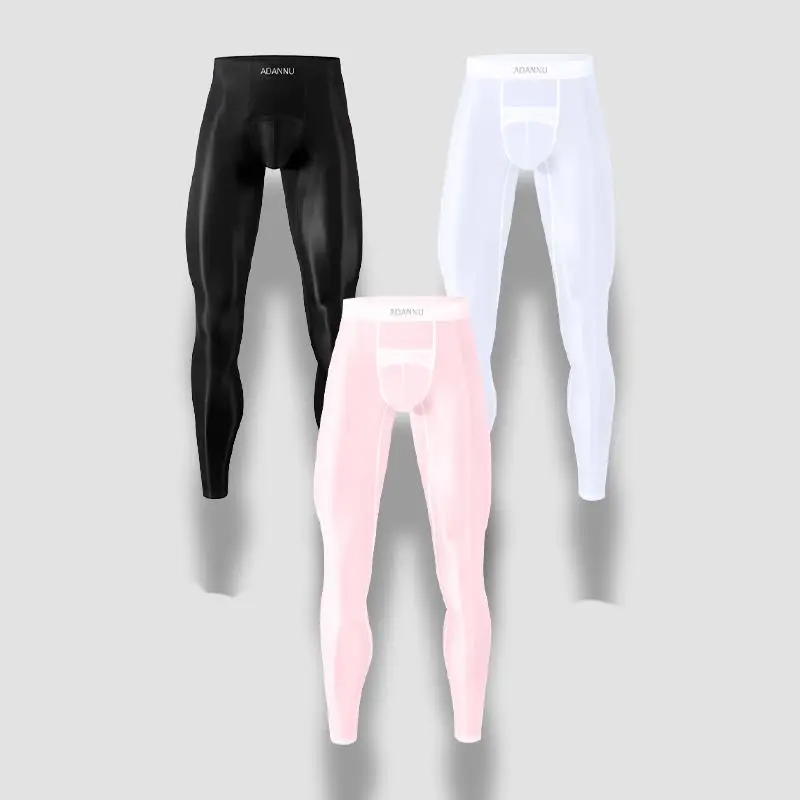 1/2/3/4 قطعة سراويل رياضية رجالية رقيقة جدا الحرير الجليد البلاستيك الرياضة باربي السراويل مرونة عالية سلس التجفيف السريع الملابس الداخلية #6