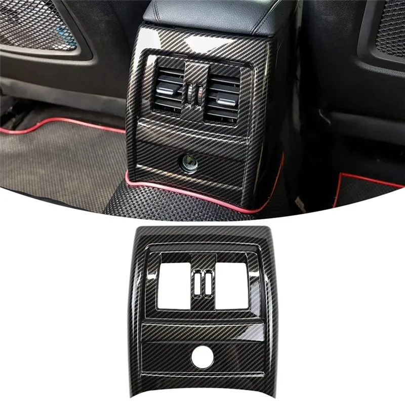 

Rear Armrest AC Box Protector Cover Air Conditioning Vent Cover Trim For BMW F30 F32 F34 GT 3 4 Series 2013-2018-A50M