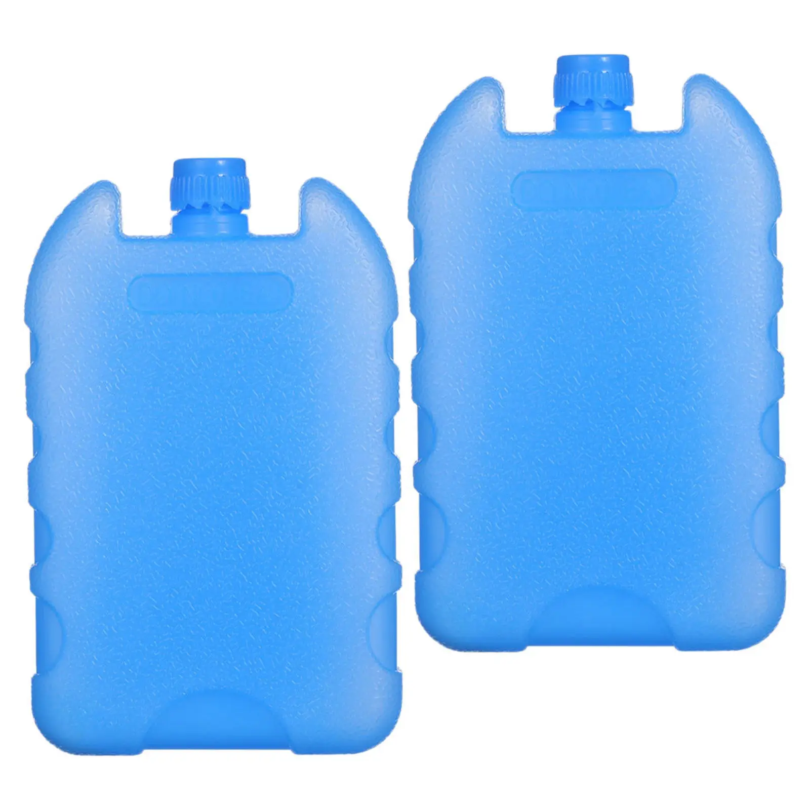 2Pcs Ice Packs for Cooler Medium Size Reusable Freezer Pack Effective Cooling Lunch Box Cooler Ice Block Container