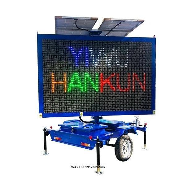 Australian Standard Outdoor Mobile TraileTraffic Message Signs Led Screen Board VMS